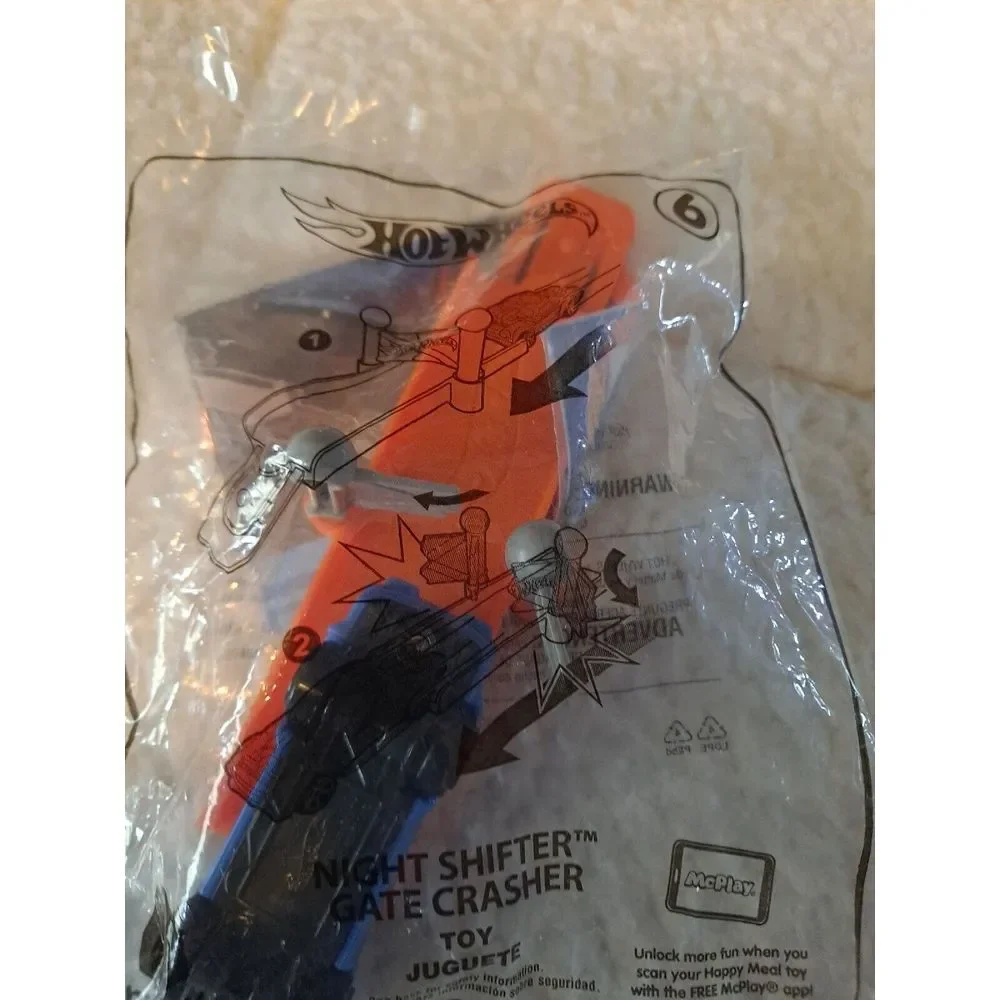 2019 Hot Wheels McDonald's Happy Meal #6 Night Shifter Gate Crasher
